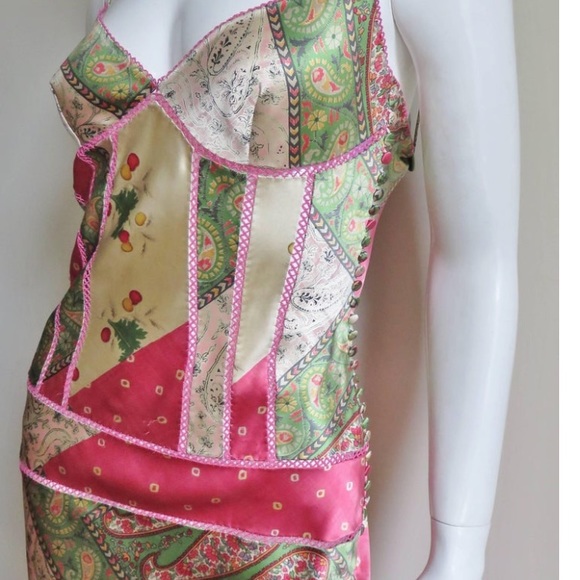 Silk with handmade stiches Christian Dior dress by John galliano - Picture 1 of 11